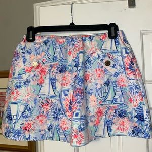 lilly pulitzer “sea to shining sea” madison skort